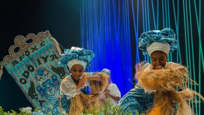 Homerinho recebe Afoxé Odô Iyá pelo Giro das Tradições