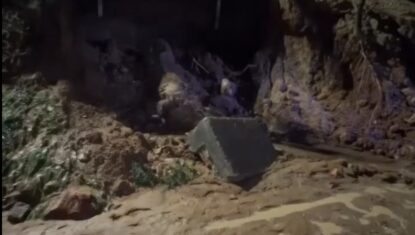 Fortes chuvas destroem asfalto e interdita trecho da BR-316 em Santana do Ipanema