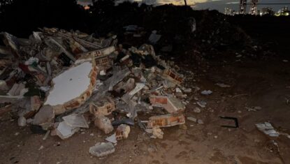 Homem é preso e carro apreendido por descarte irregular de material de construção em Maceió