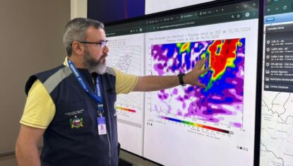 Alerta de chuva em Alagoas: risco de ventos fortes e alagamentos