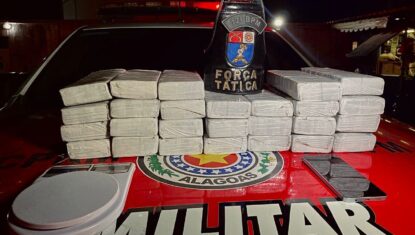 Polícia prende suspeito de tráfico e apreende quase 25kg de maconha na Serraria