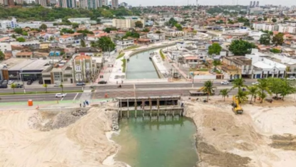 Cinco operários ficam feridos após serem arrastados por correnteza durante obra em Maceió