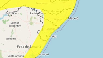 Feriado de Tiradentes: Maceió e mais 97 cidades de AL entram em alerta para chuvas intensas