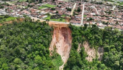 Erosão em Rio Largo avança sete vezes em 10 anos