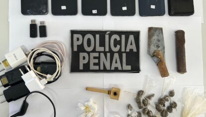 Policiais penais frustram tentativa de fuga e apreendem celulares e drogas em presídio de Maceió