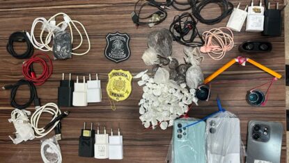 Operação Mute apreende celulares