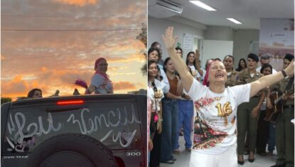 Enfermeira vence câncer e faz ‘buzinaço’ após última quimioterapia: ‘Muita emoção’; VÍDEO