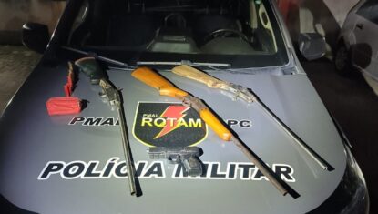 Polícia desarticula oficina clandestina que modificava armas em Pilar