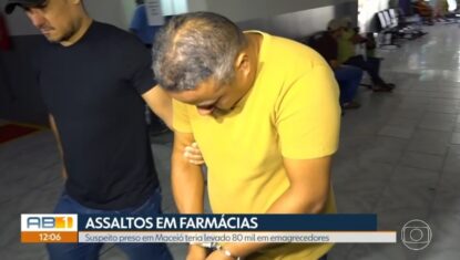 Preso suspeito de integrar grupo que roubou R$ 150 mil em Mounjaro de farmácias em Maceió
