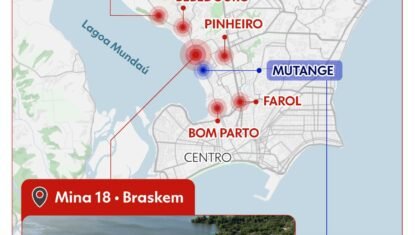 Mineração da Braskem: entenda como solo afundou em Maceió e obrigou 60 mil pessoas a deixarem suas casas