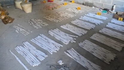 Operação apreende quase 110 kg de explosivos dentro de imóvel na Cidade Universitária
